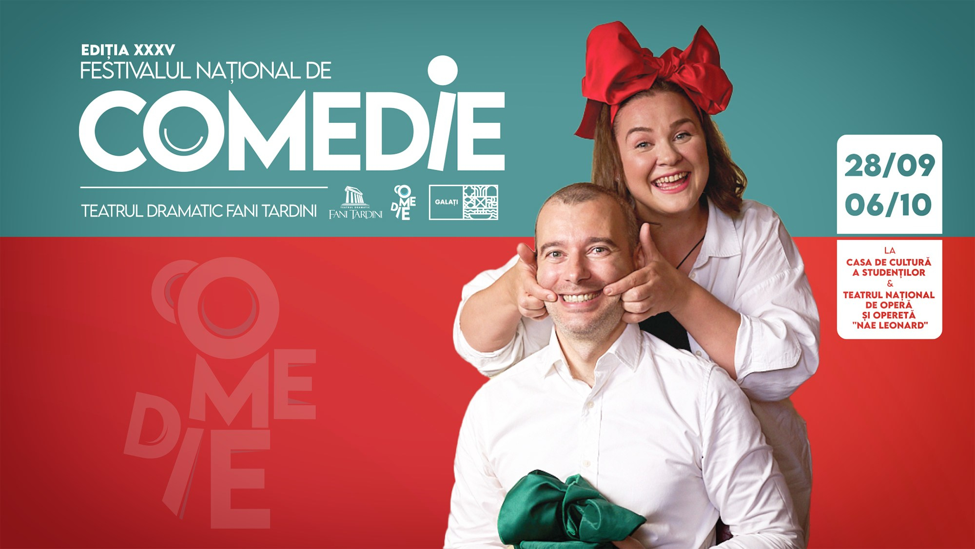 S-au pus în vânzare biletele la Festivalul Național de Comedie de la Galați
