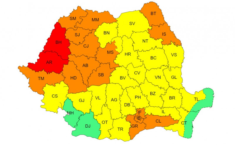 ”Pol de căldură” record pentru această perioadă a anului. Avertisment ANM