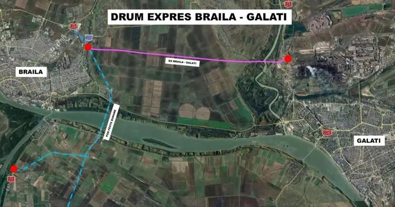 Drumul expres Brăila - Galați, gata în aprilie 2025