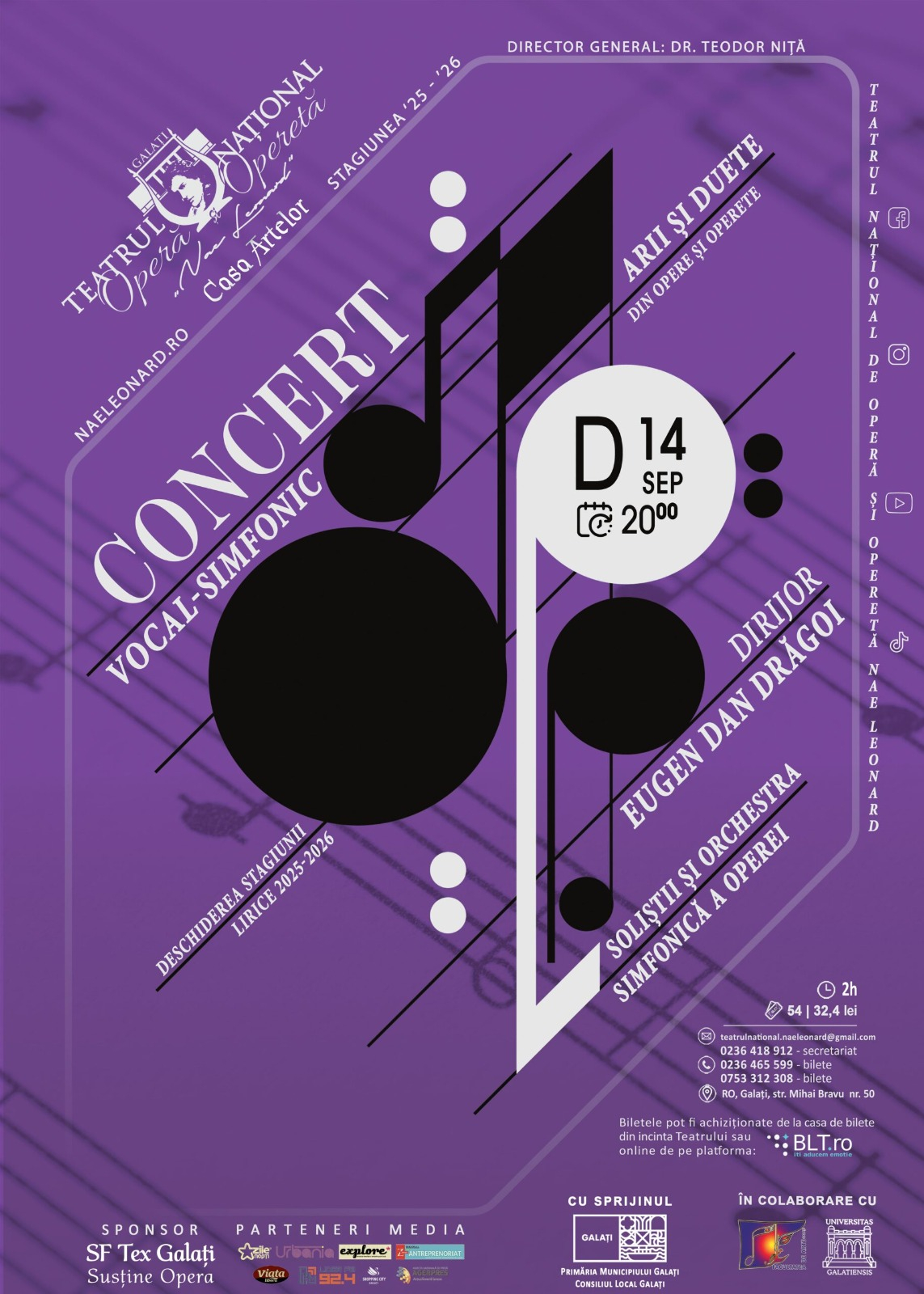 Debut de stagiune lirică la Teatrul „Nae Leonard”