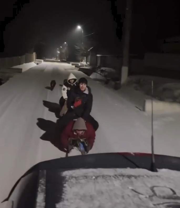 Amendă de peste 5.000 de lei pentru o plimbare cu sania