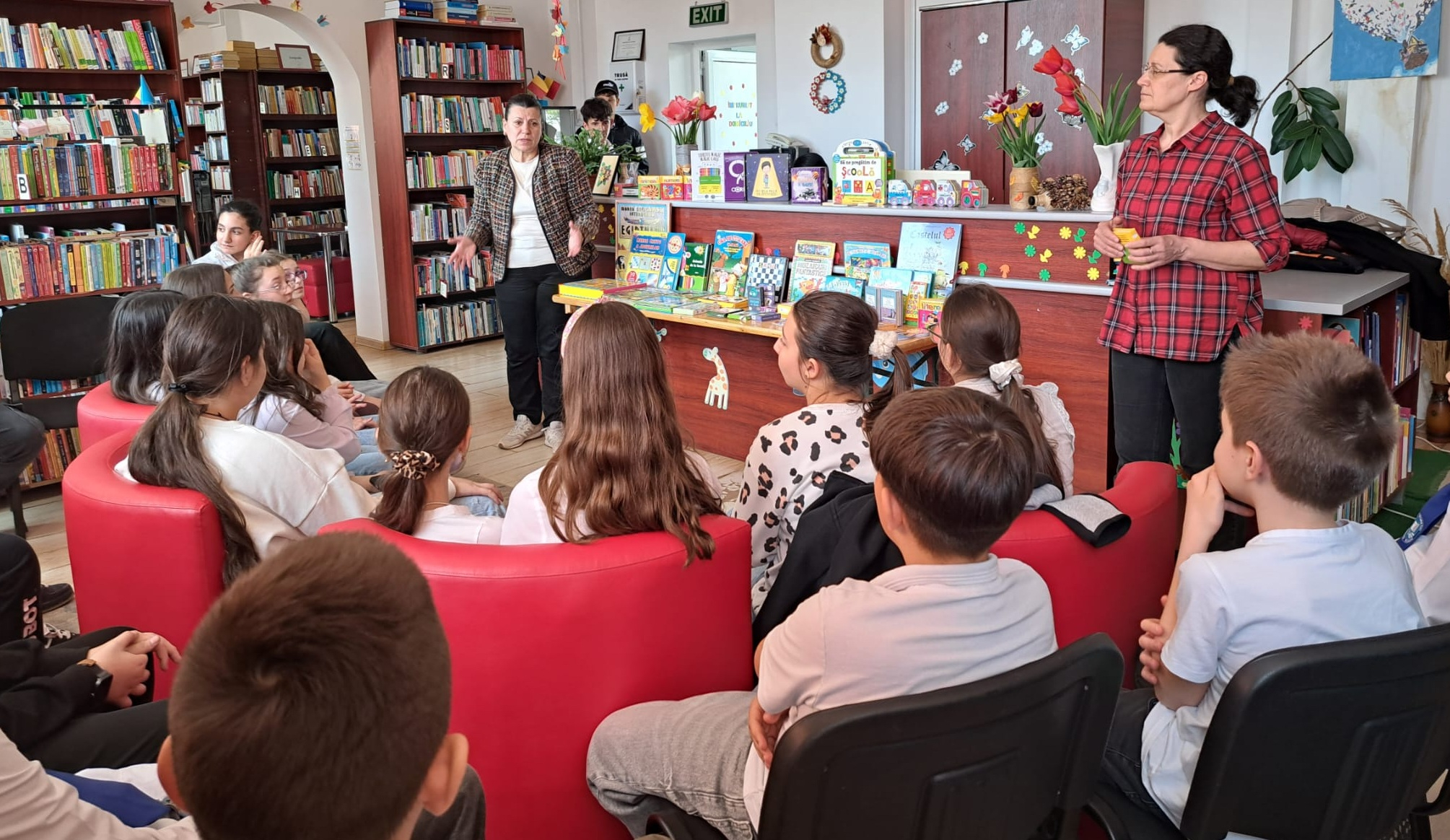 Săptămâna porților deschise la bibliotecă, pentru elevi din școli și grădinițe