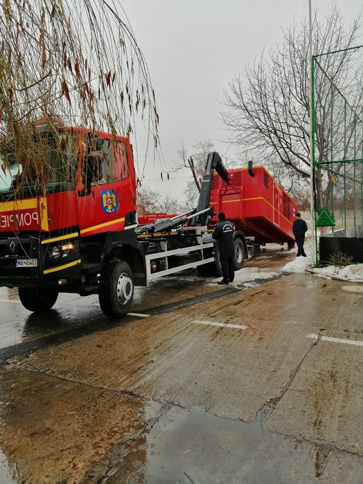 Generator de mare putere, trimis de la Galați pentru iluminarea județului Ialomița