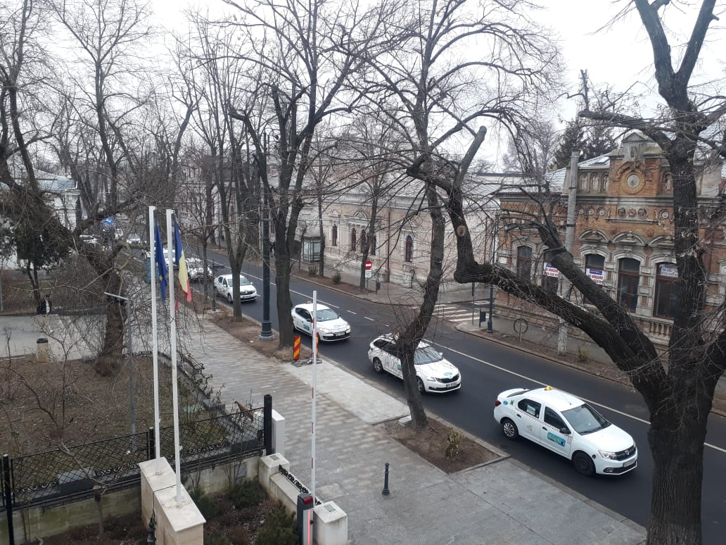 Taximetriștii din Galaţi, a treia zi de proteste