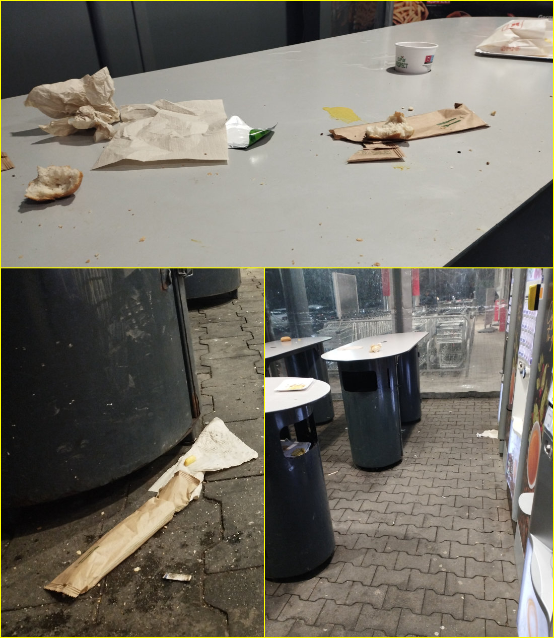 Mizerie de nedescris la standul cu mici de la Kaufland (FOTO și VIDEO)