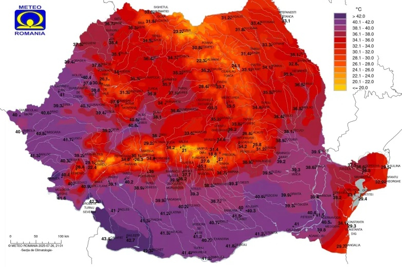 La Galaţi, printre cele mai calde dimineţi din ţară