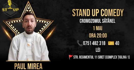 Stand-up comedy cu Paul Mirea