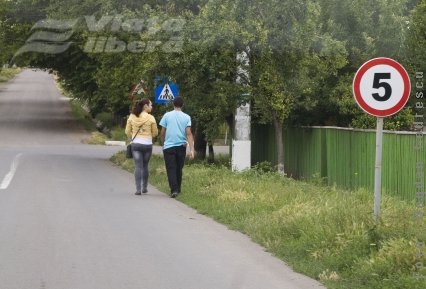 5km/oră - limita de viteză la Vânători 