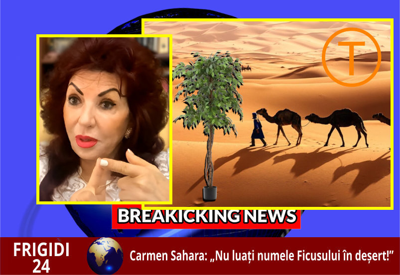 Carmen Sahara: „Nu luați numele Ficusului în deșert!”