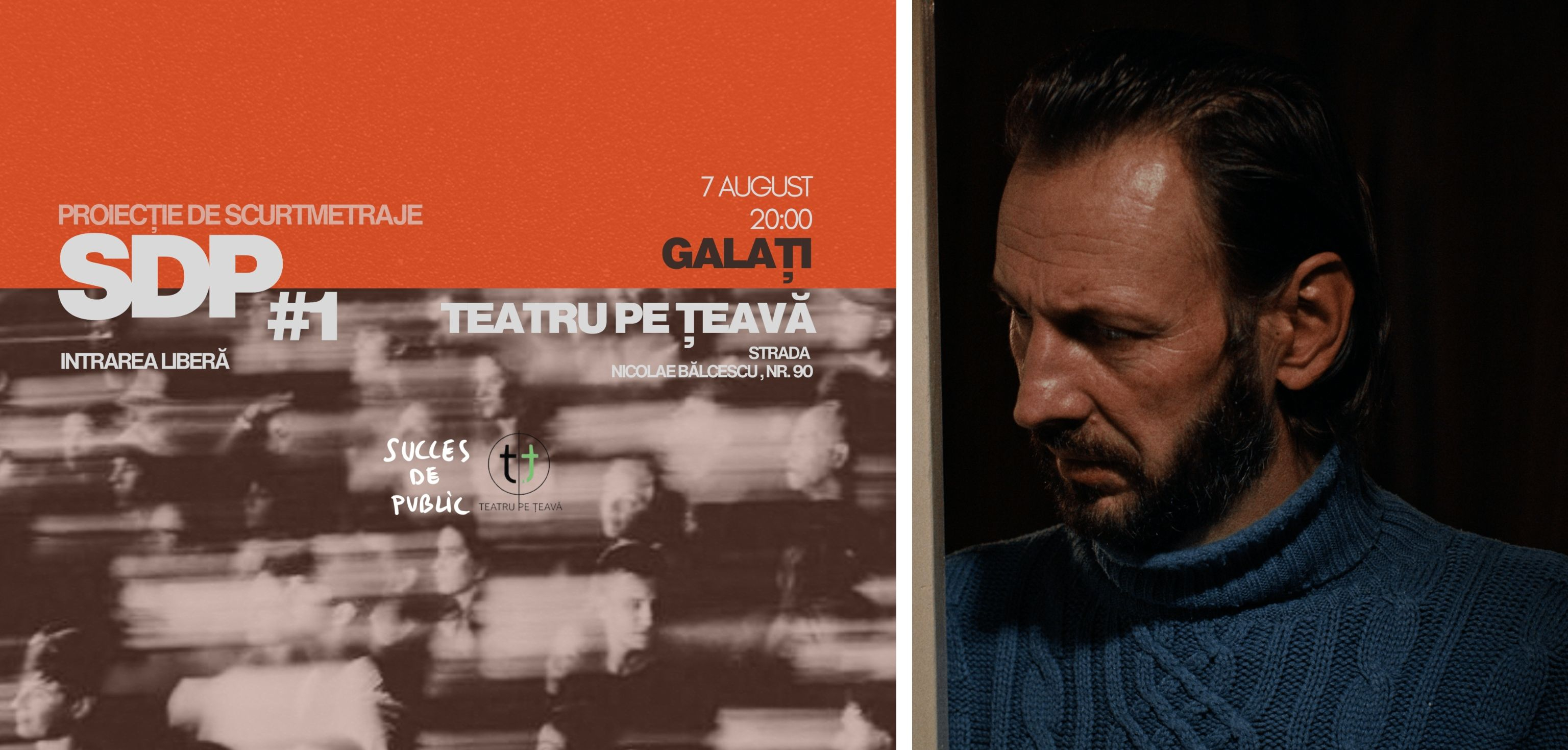 Scurtmetraje româneşti premiate, la Teatru pe Ţeavă