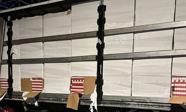 Captură uriaşă de țigări la frontieră