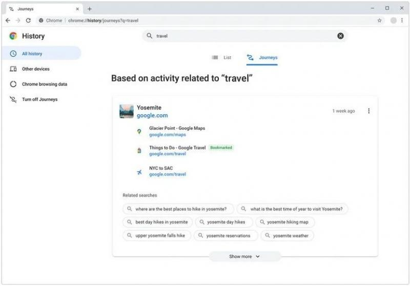 Un mod extins pentru consultarea istoricului de navigare Chrome