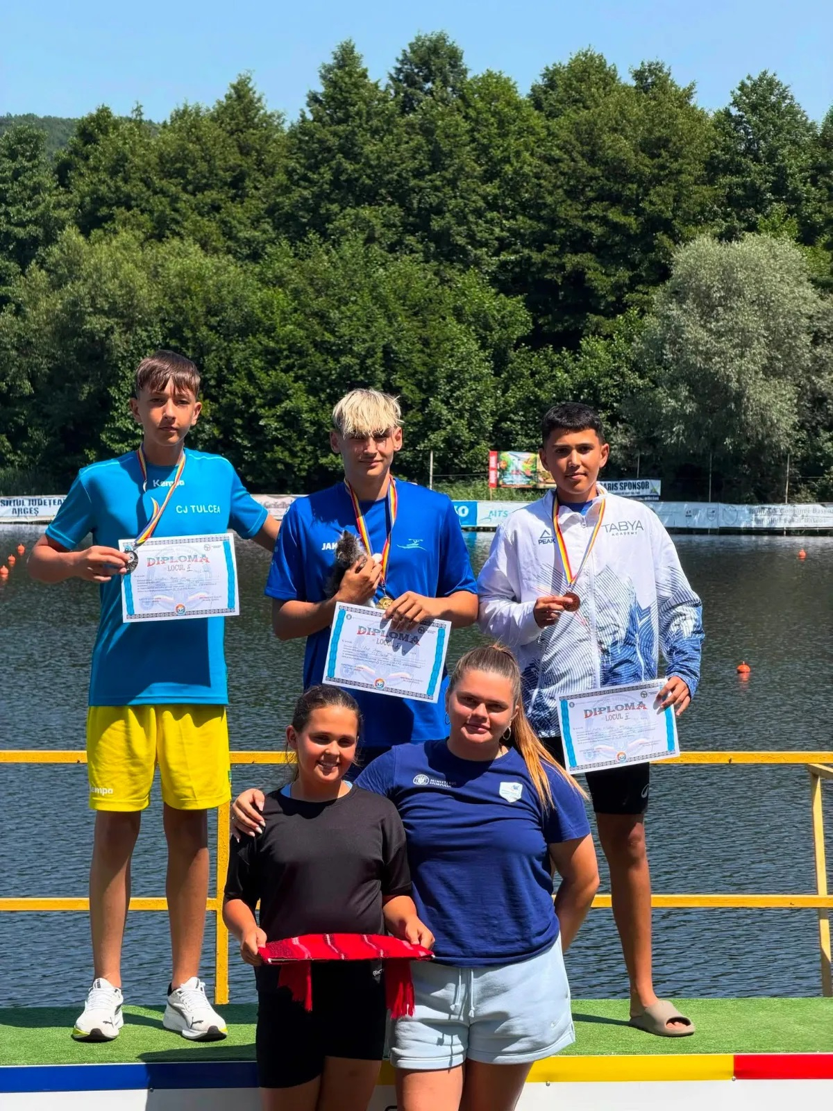 Canotorii de la CSS Galați, locul al treilea la Bascov