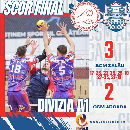 Din sportul gălățean. Înfrângeri la Zalău, Bârlad și Galați