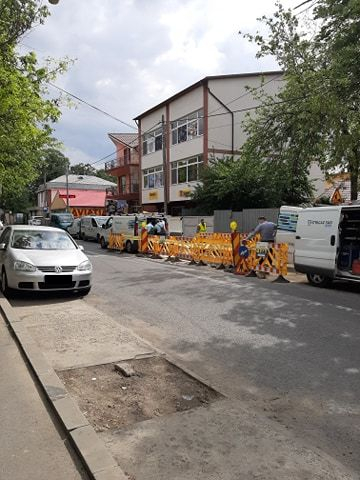 UPDATE. Avarie la reţeaua de gaze în Micro 17