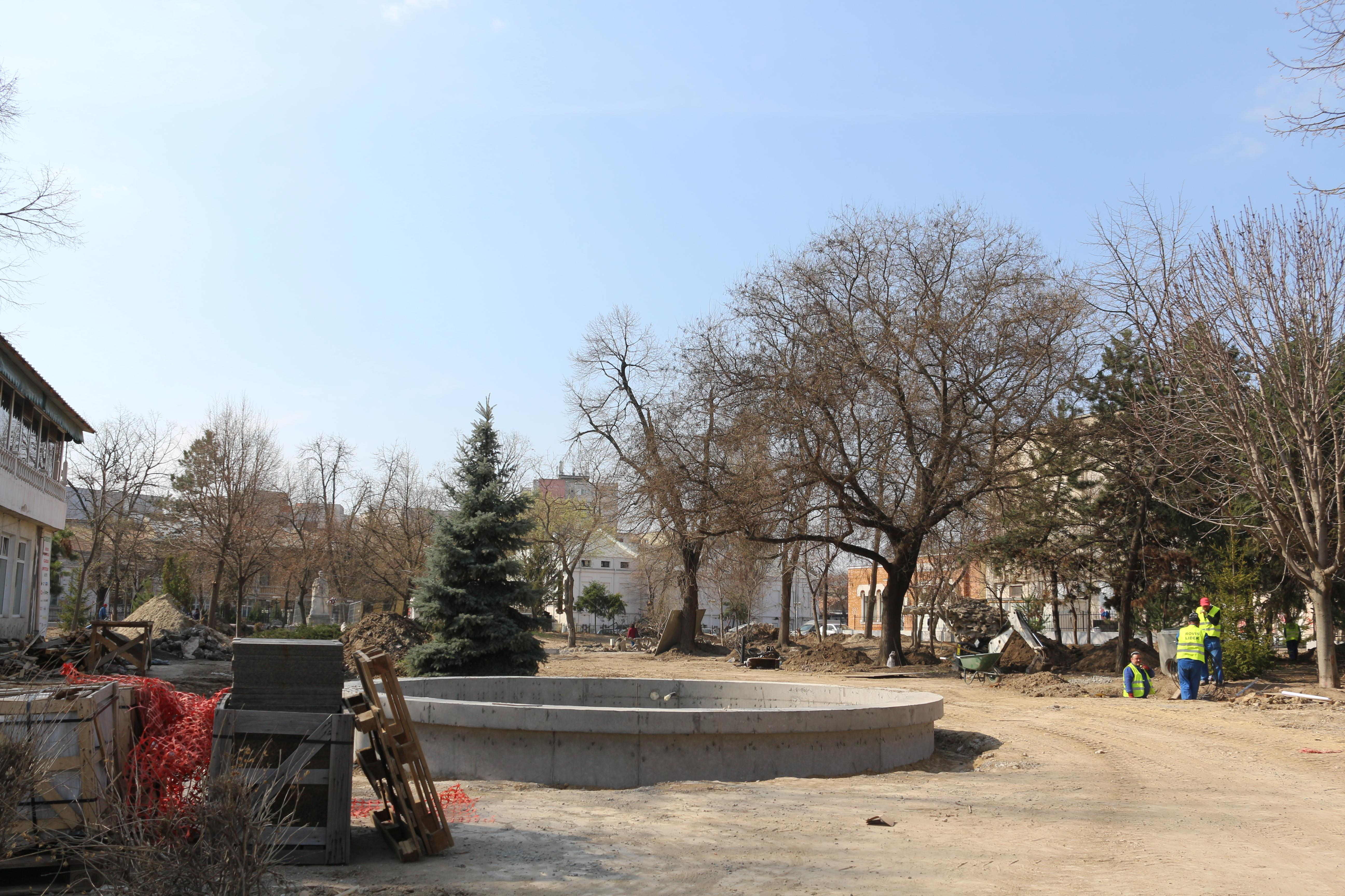 Când va fi gata modernizarea Parcului Eminescu(Foto)