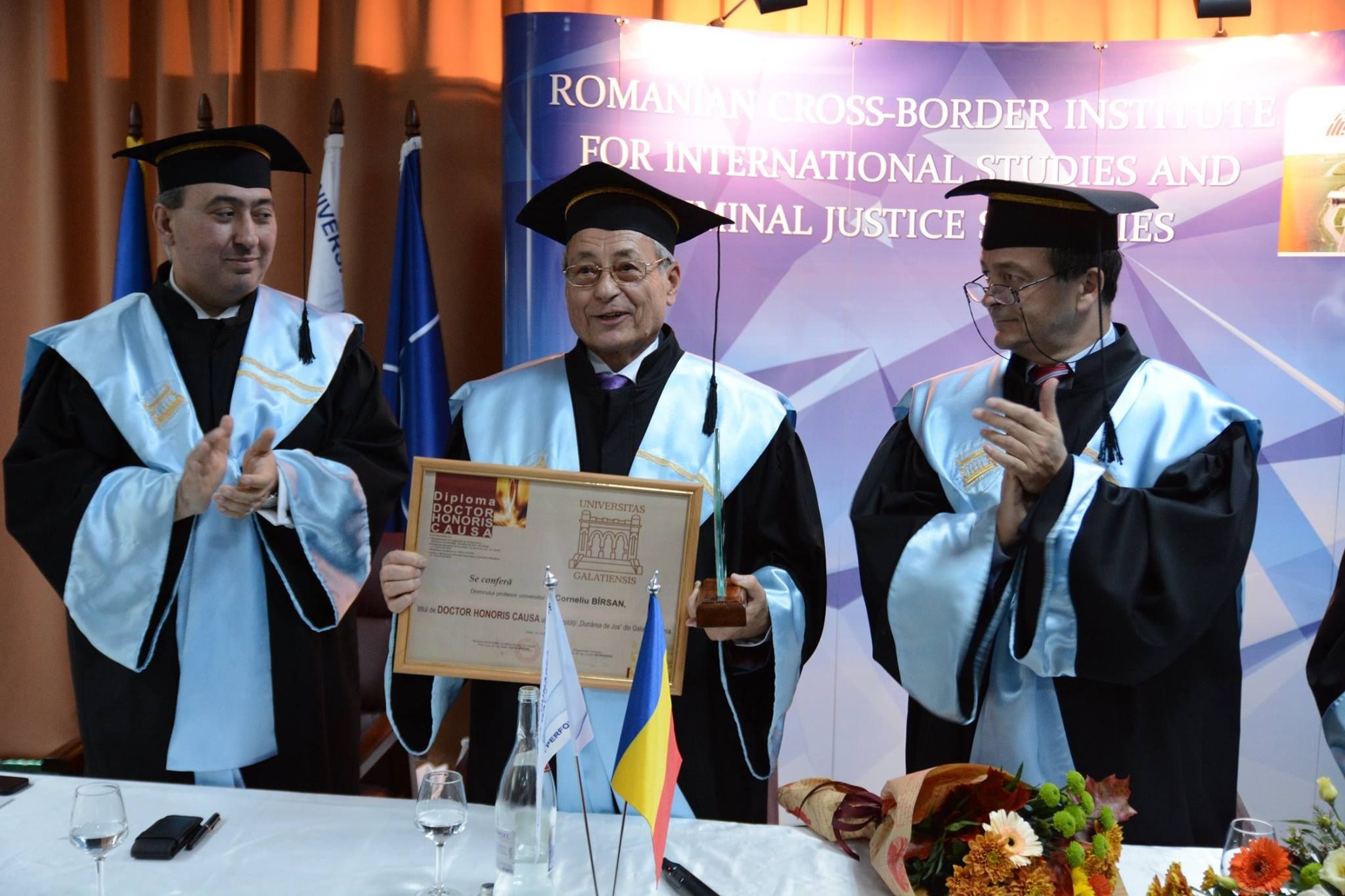 Specialist în drepturile omului - Doctor Honoris Causa la Universitatea "Dunărea de Jos"