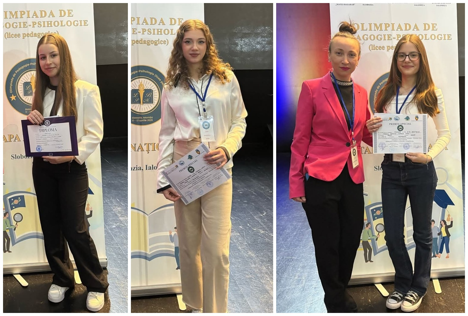 Trei premii pentru Galaţi la Olimpiada Naţională de Pedagogie-Psihologie