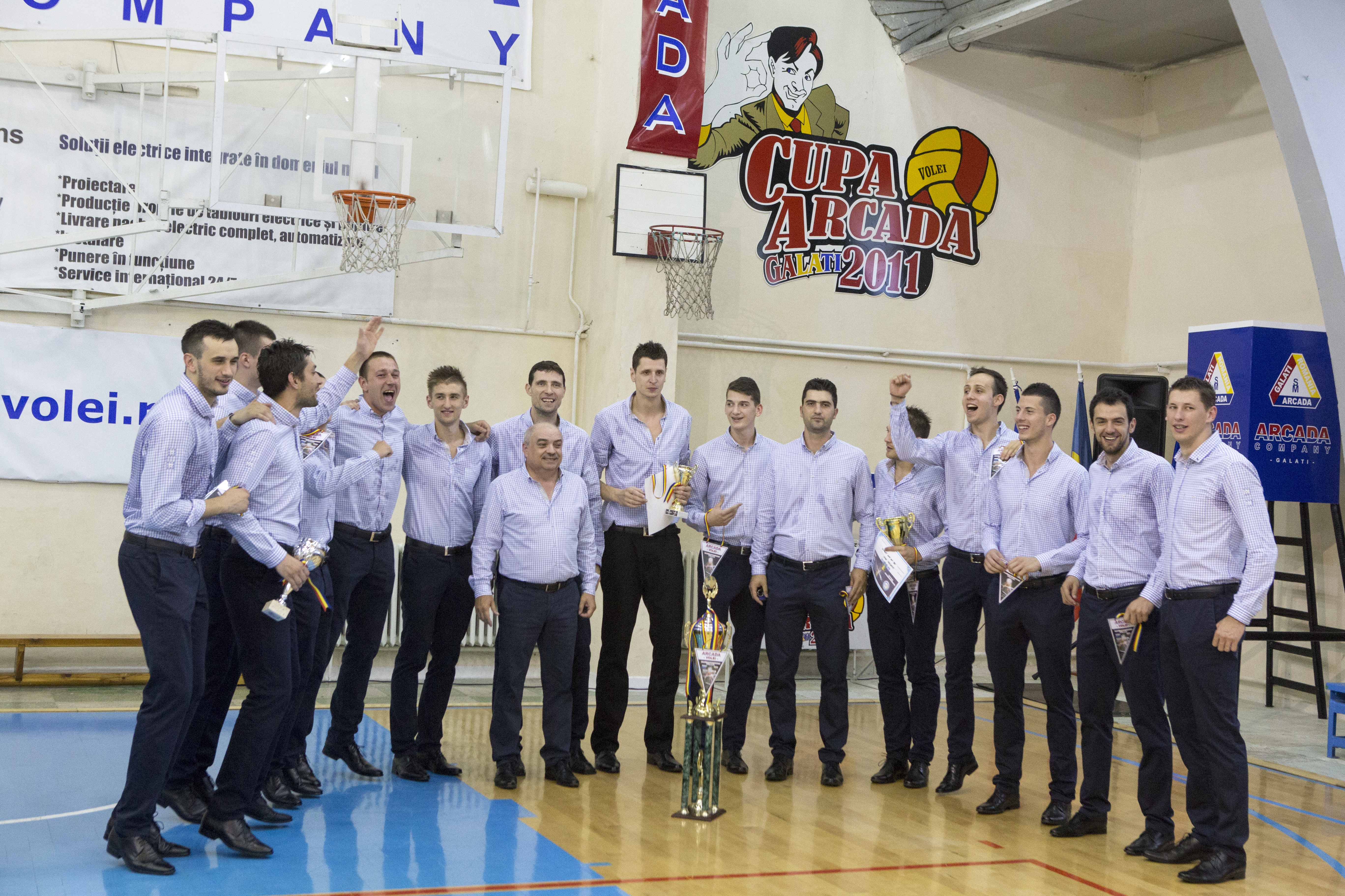 Săptămâna promovărilor gălăţene: Voleibaliştii de la Arcada au intrat în prima ligă 