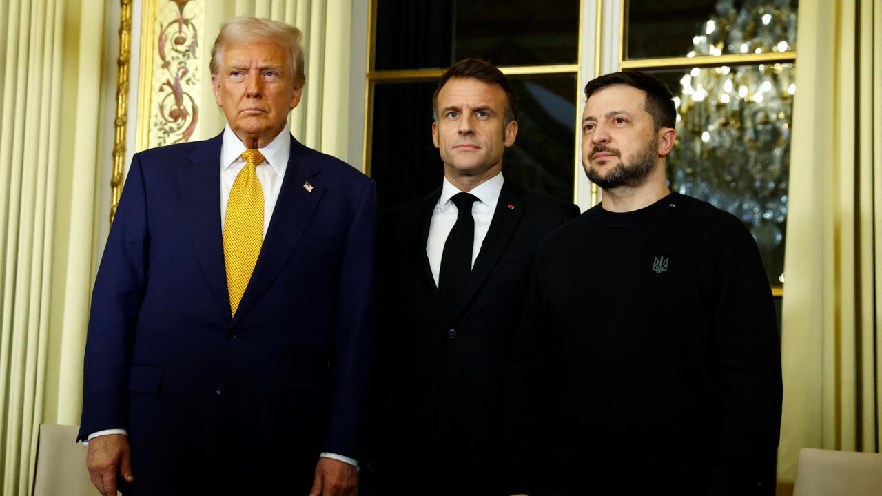 Trump s-a întâlnit la Paris cu Zelenski