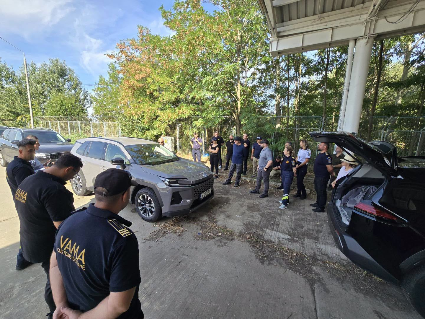 Vameșii români, instruiți de americani, la Galați