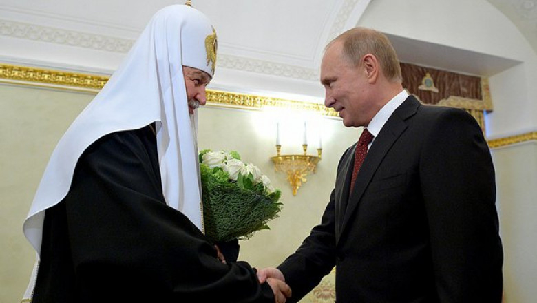 Patriarhul Kirill către Putin: "Dumnezeu te-a pus în funcție"