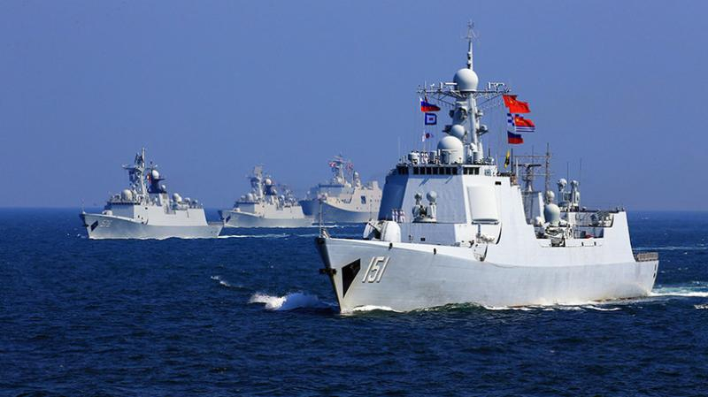 Grup de nave militare ruso-chineze, în exerciţii comune