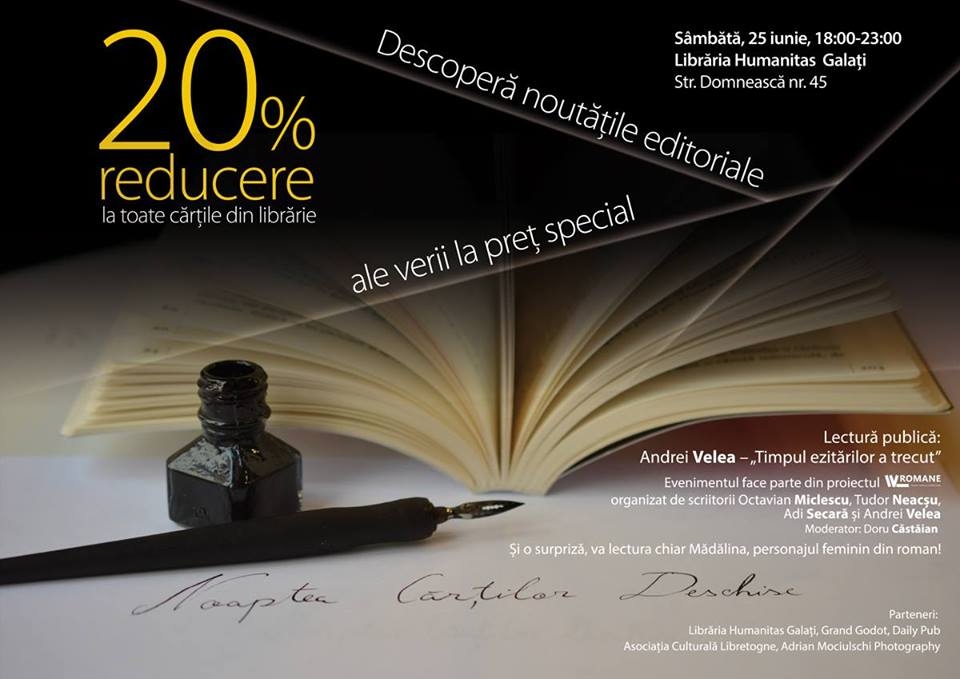 Sărbătoarea cărţii ajunge la librăria "Humanitas"