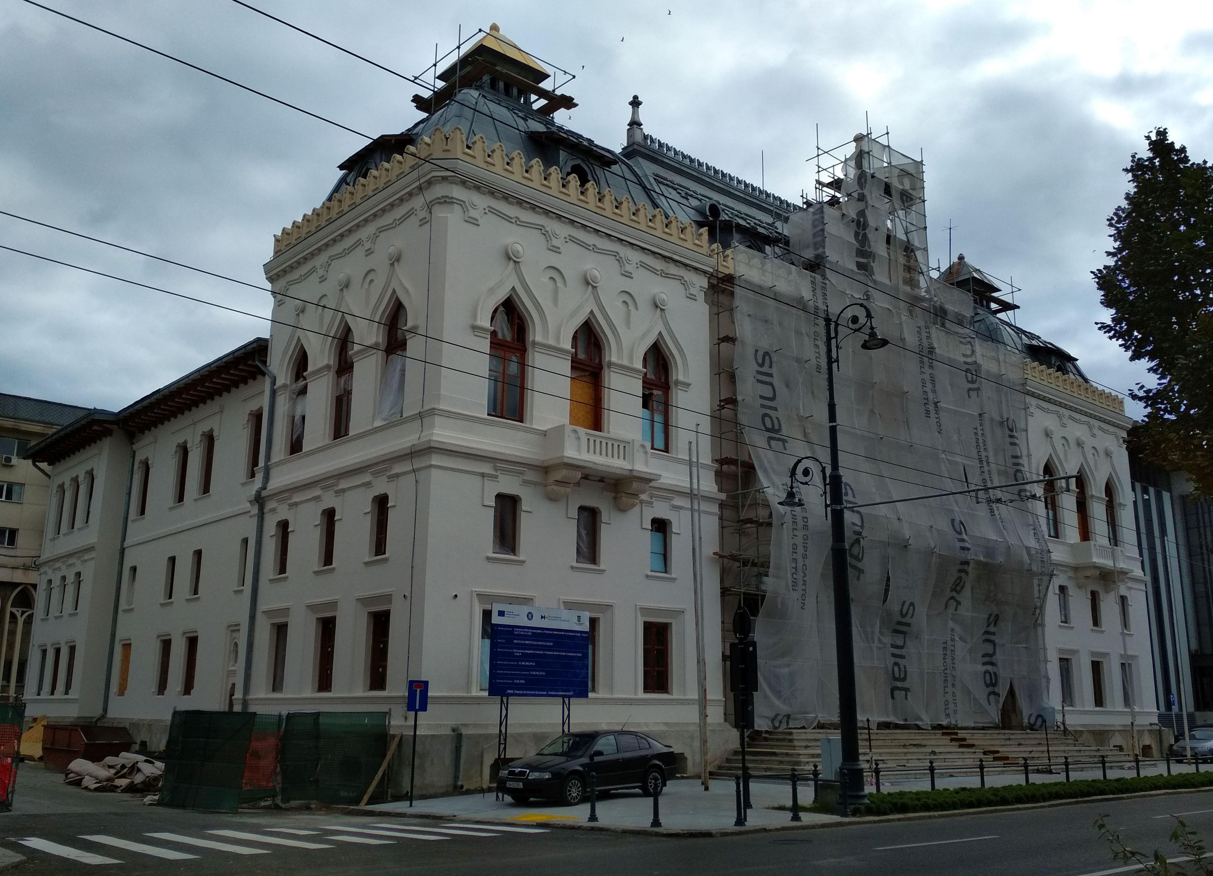 Cel mai mare palat al Galațiului, șlefuit ca o bijuterie (FOTO)