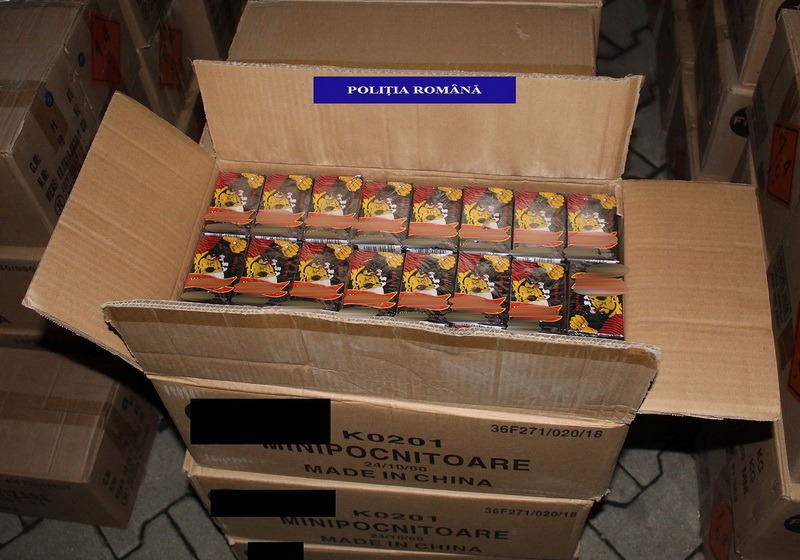 Percheziții la foc automat în Galați! Zeci de mii de pocnitori ilegale, retrase de pe piață (VIDEO)