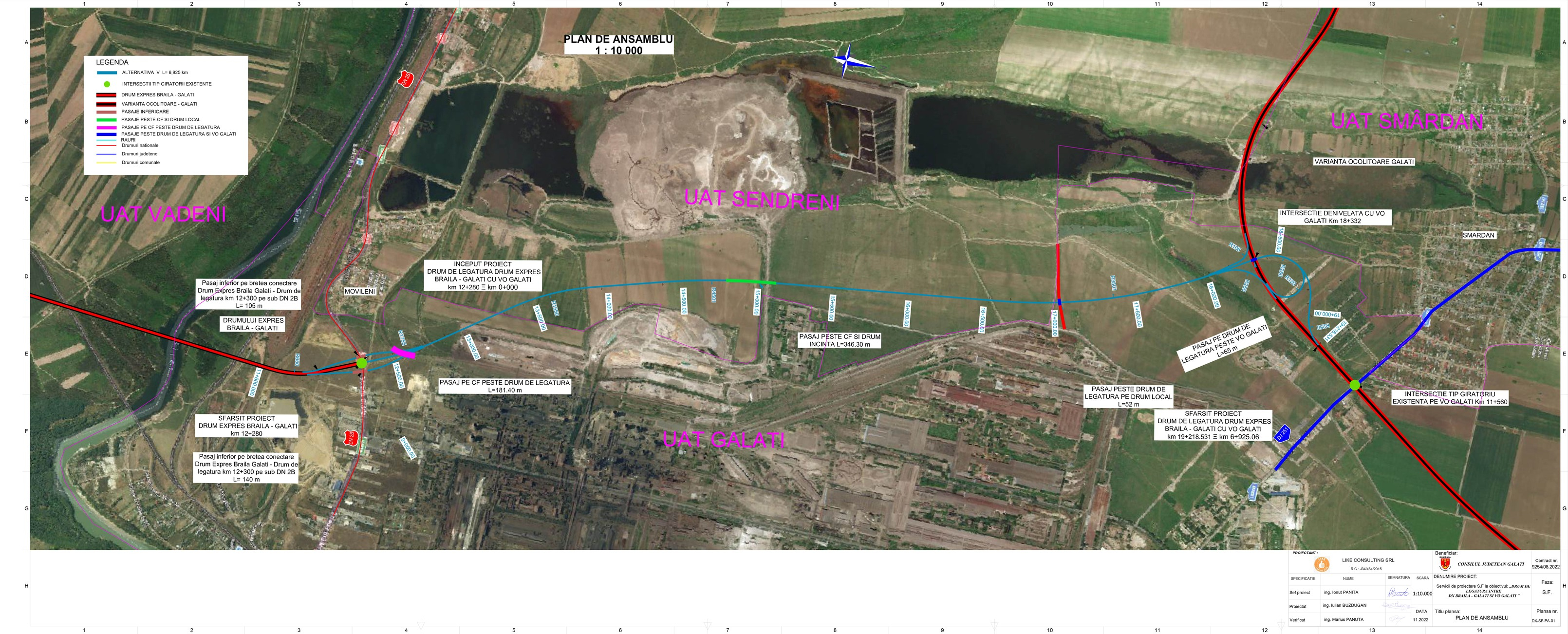 Cinci oferte pentru un drum de legătură de 479,5 milioane de lei