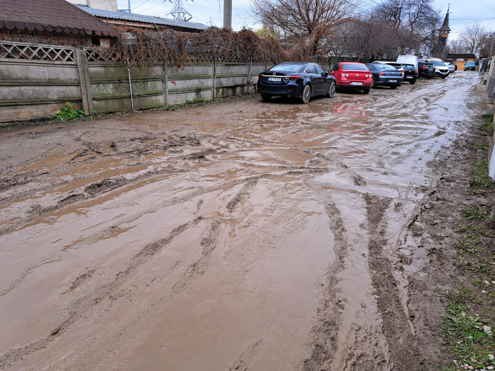 Mocirla de pe strada Dr. Răutu dă în clocot pe Facebook. Nu s-a schimbat nimic