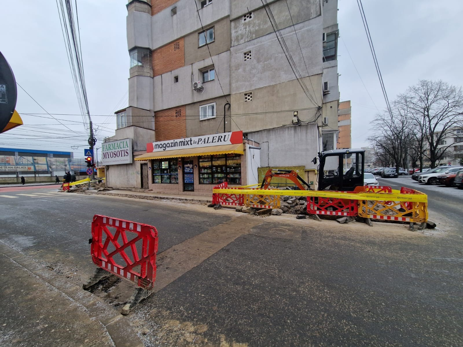 Lucrări la rețeaua de gaze de pe strada Brăilei
