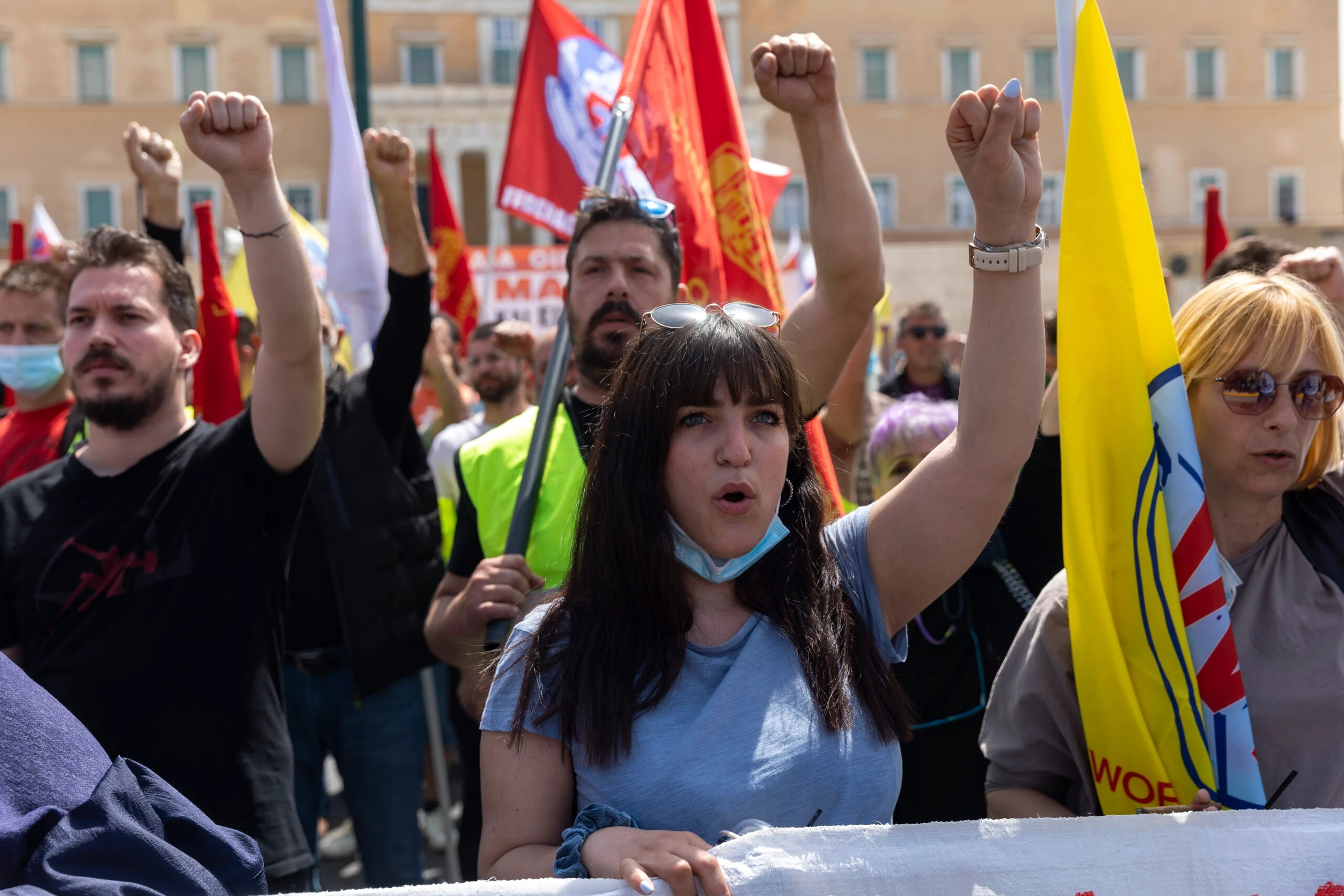 Grecia, paralizată de greve pe 1 mai