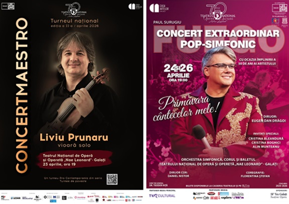 Liviu Prunaru și Fuego, pe scena Teatrului „Nae Leonard”