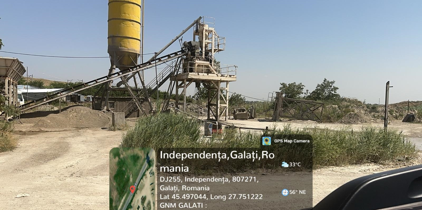 Firmă de betoane închisă temporar de Garda de Mediu