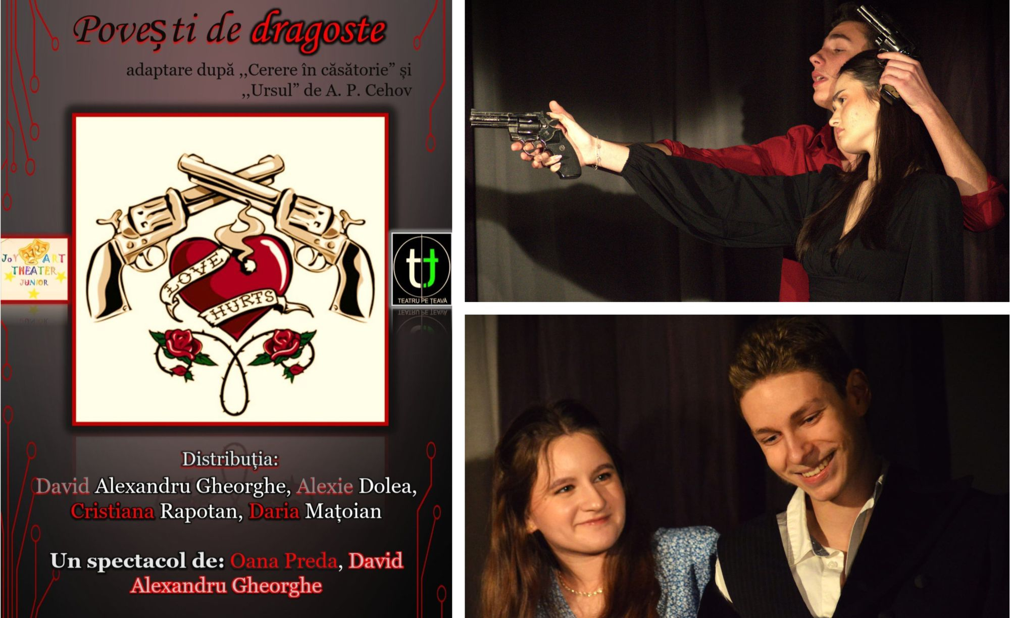 „Povești de dragoste”, cu tineri gălăţeni care respiră teatru
