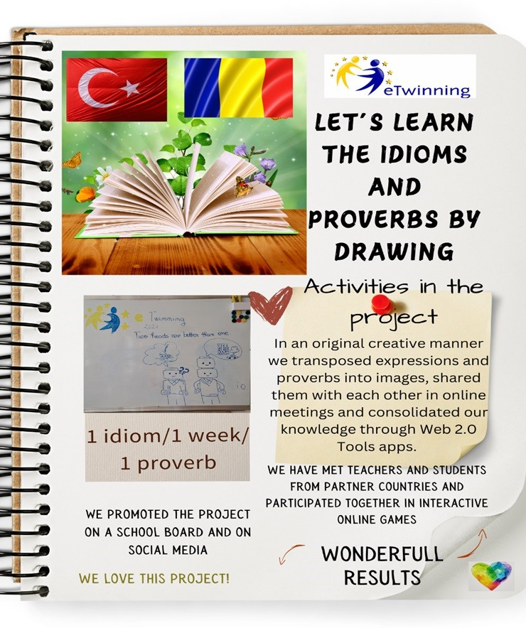 ”Să învăţăm proverbe desenând”, un proiect de limbă engleză în şcolile speciale