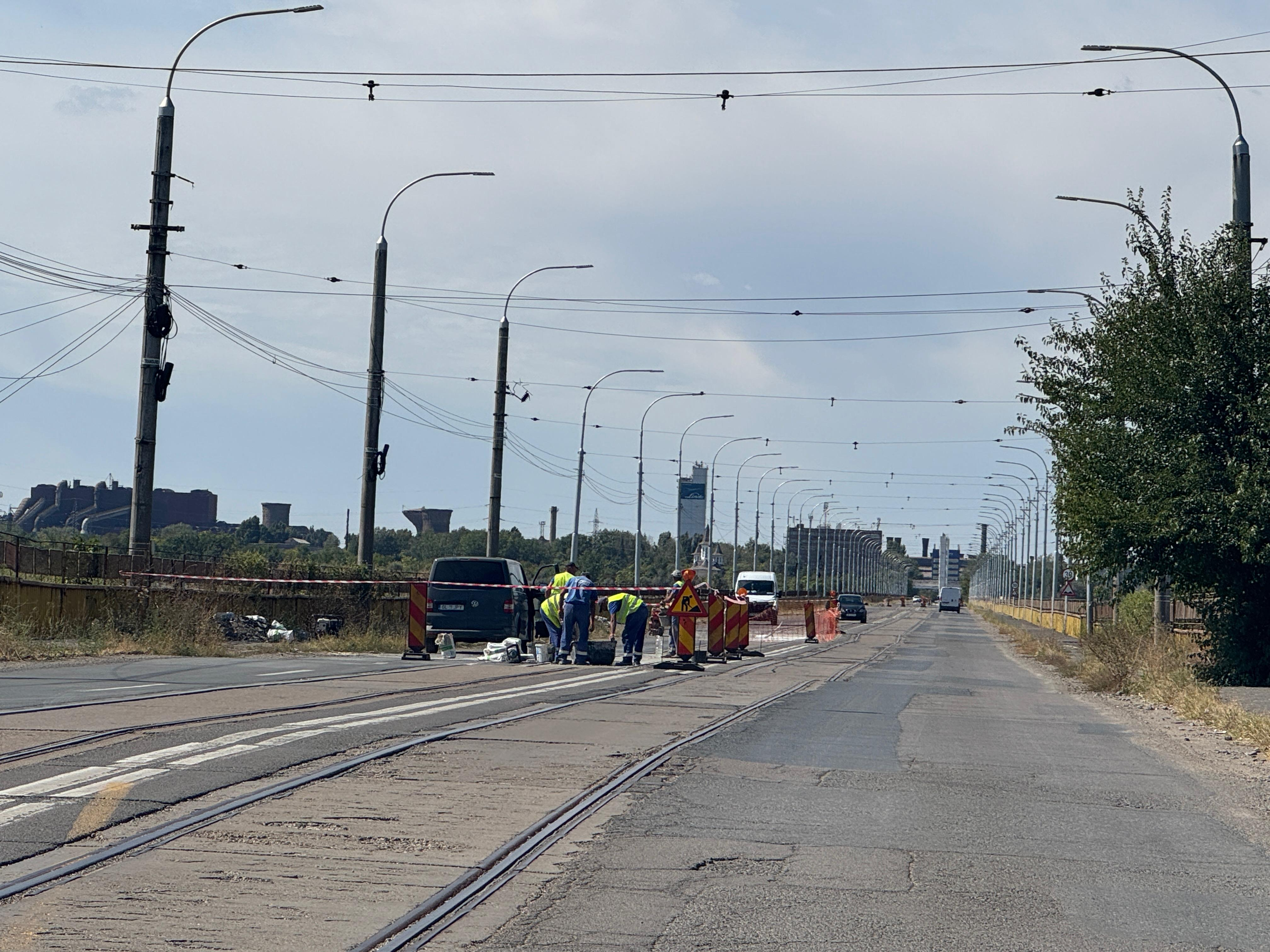 Reparaţii pe Viaductul uitat al Galaţiului