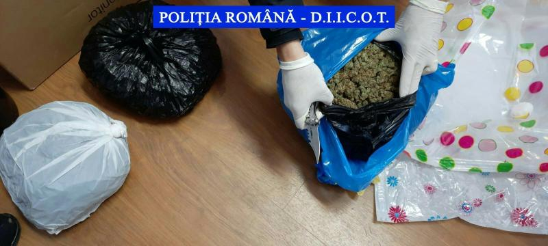 Traficant prins cu canabisul importat în brațe