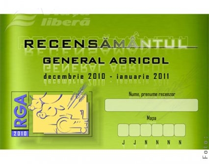 În nouă zile începe recensământul agricol