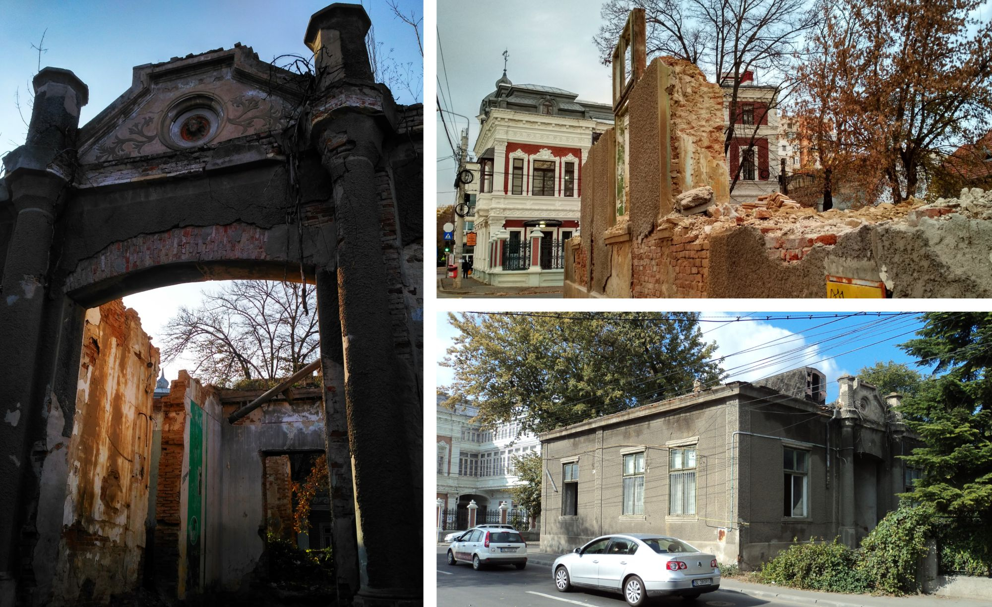 Batjocorită, furată, supraimpozitată, acum demolată. Ultimii 11 ani ai unei clădiri din zona centrală a oraşului (FOTO)