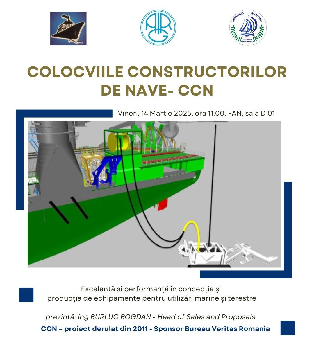 DMT Marine Equipment, la colocviile navaliștilor gălățeni