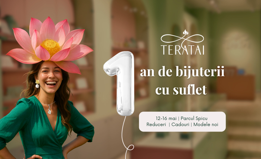 TERATAI – 1 an de bijuterii cu suflet în Galați