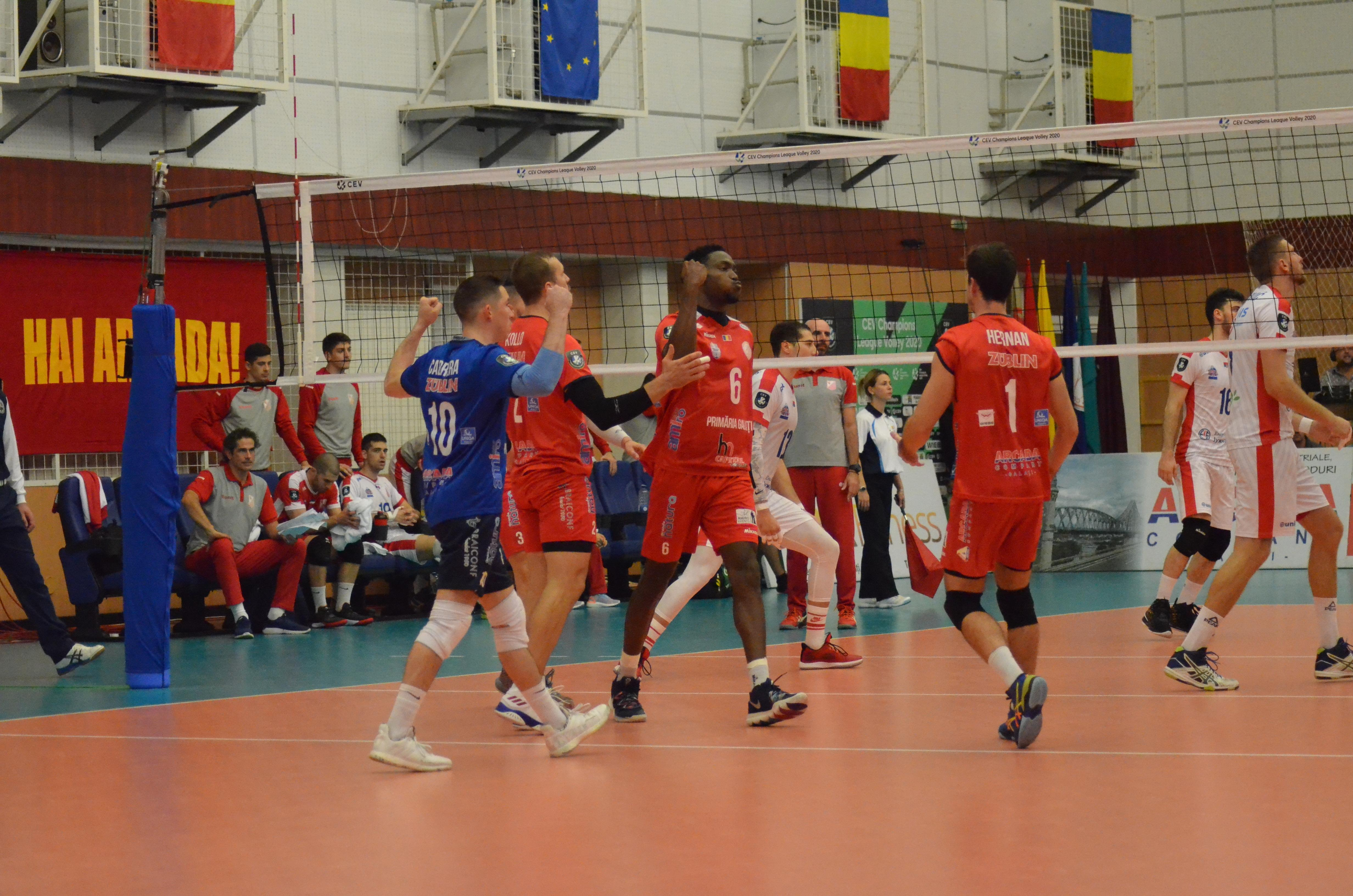 Volei. CSM Arcada, marea confruntare cu Galatasaray