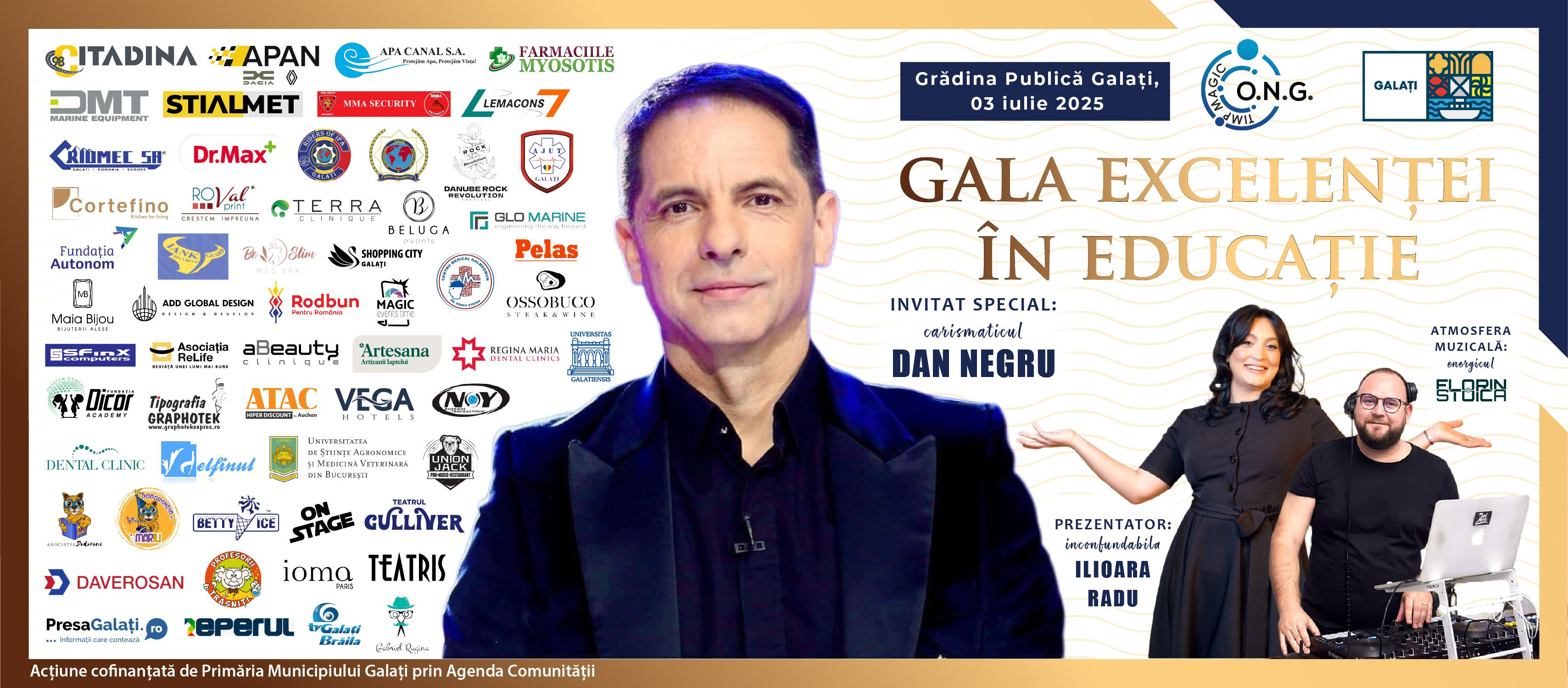Dan Negru vine la Galați ca să-i cunoască pe elevii cu performanțe