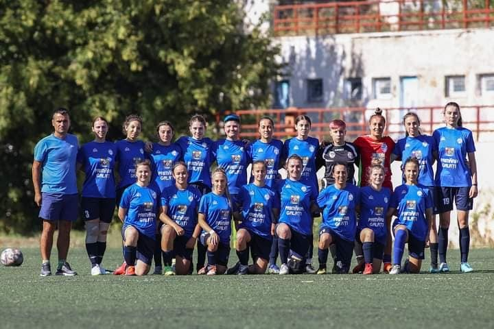 Din sportul gălățean. Două meciuri de fotbal feminin