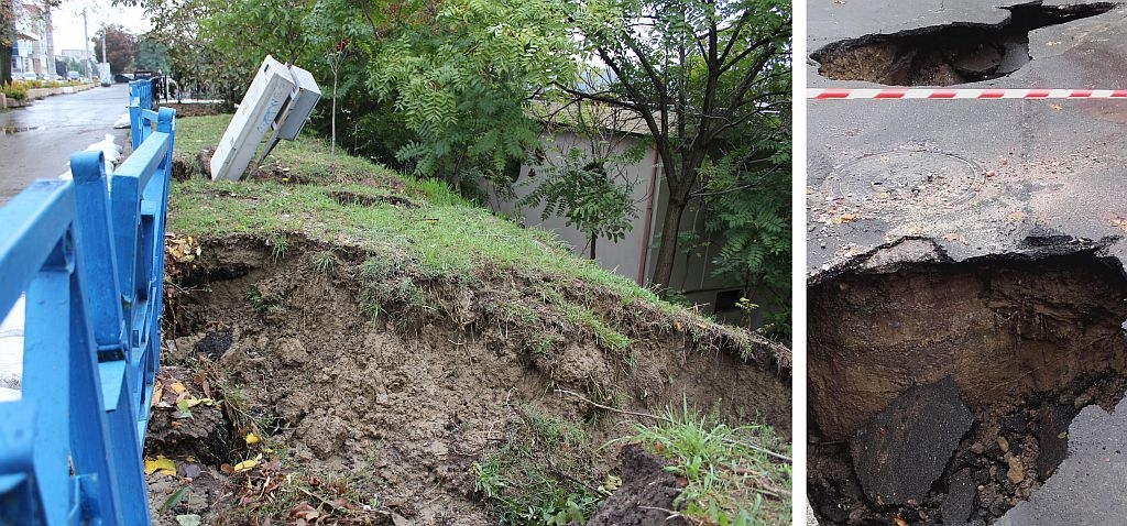 Ne fuge pământul de sub picioare. Mai multe RAVENE au apărut în Galați