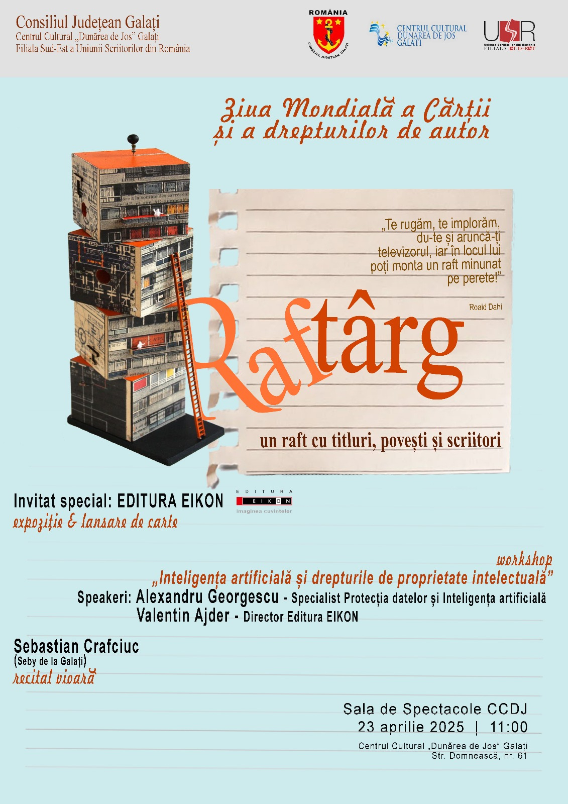 Ziua Mondială a Cărții și a drepturilor de autor