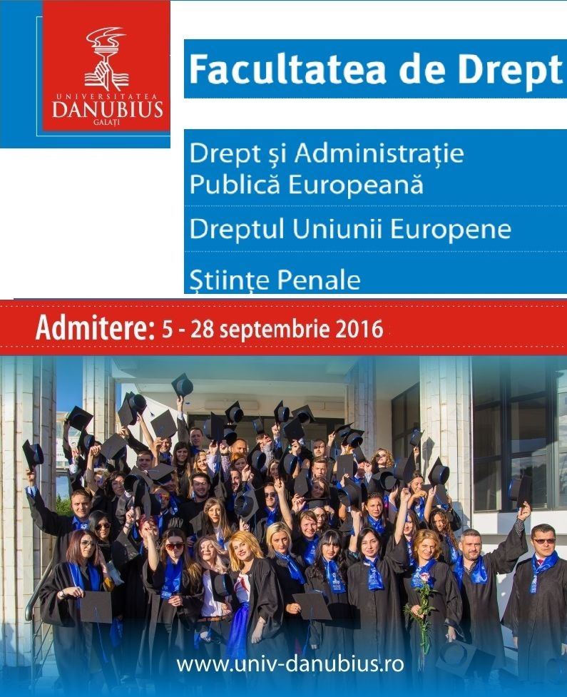 PROGRAME DE MASTER PENTRU FUNCŢIONARII PUBLICI EUROPENI ŞI PROFESIONIŞTII DIN DOMENIUL JURIDIC